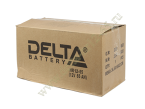 Закрытая коробка с аккумулятором Delta HR 12-65